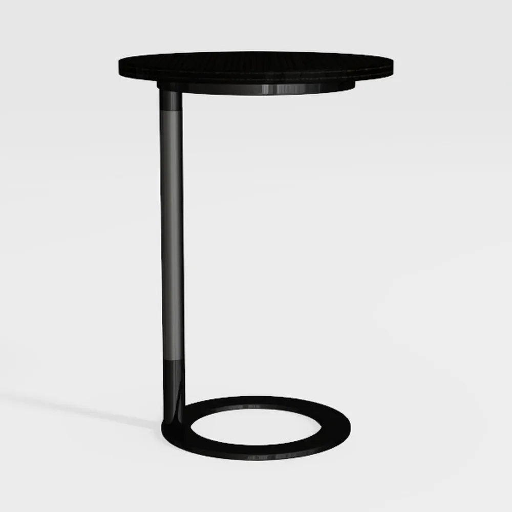 HOOBRO Small Round Side Table, Drink Table, Coffee