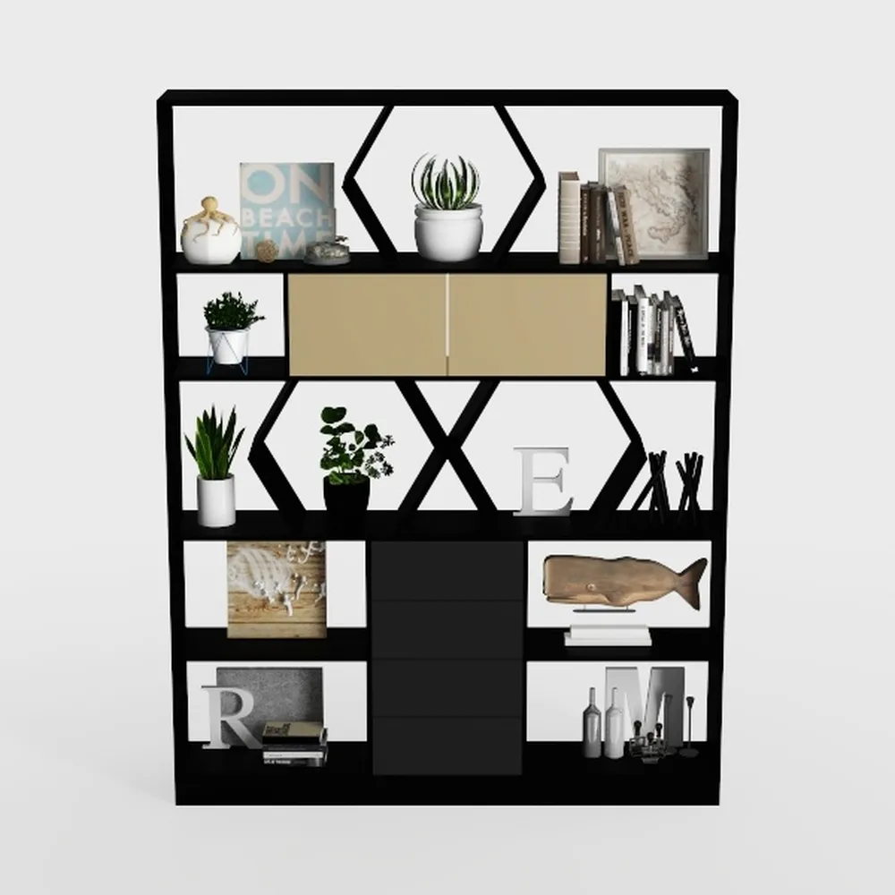 Mavivegue Book Shelf, 6 Cube Storage Organizer