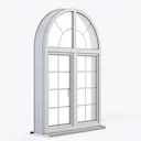 Arched Window_41 Right 45 Degree View