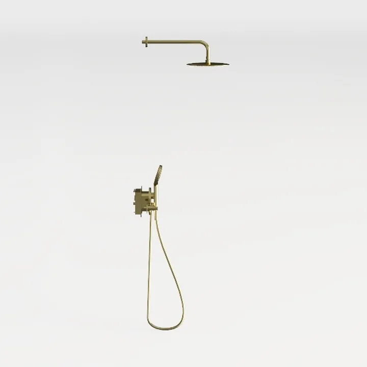 Outdoor Shower Fixture,3 Functions Handle Tub