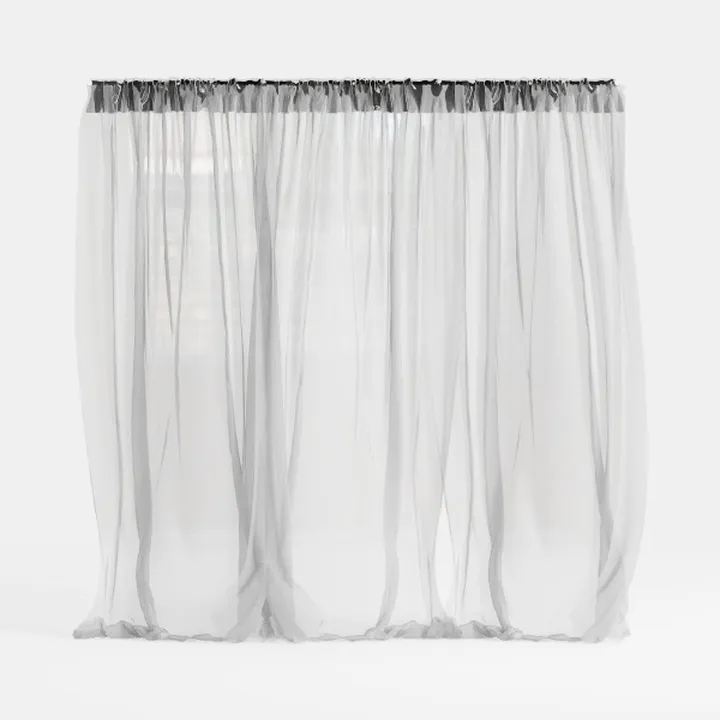 No Hooks Required Waffle Weave Shower Curtain with
