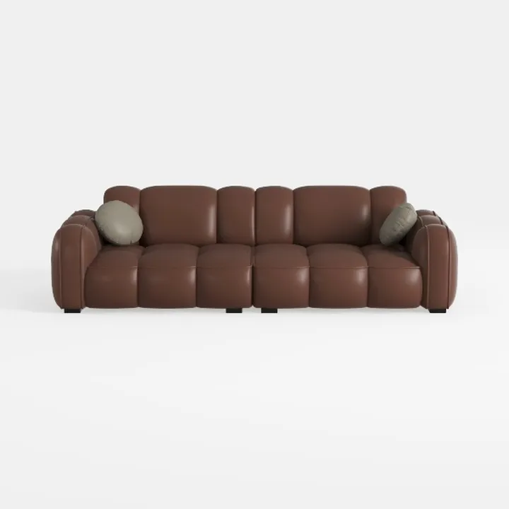 Premium Sectional Sofa Set with Curved Design