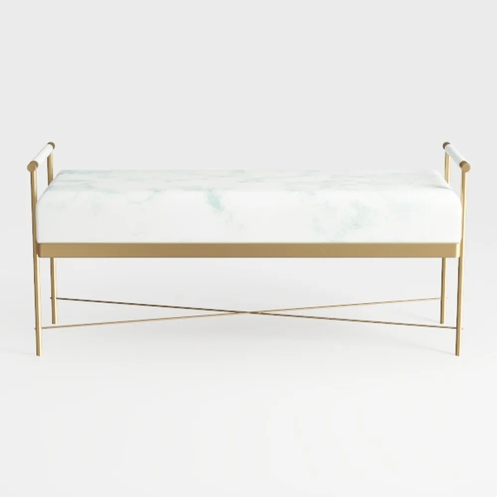 Canvas Sling Chair Set of 2, Outdoor Wooden