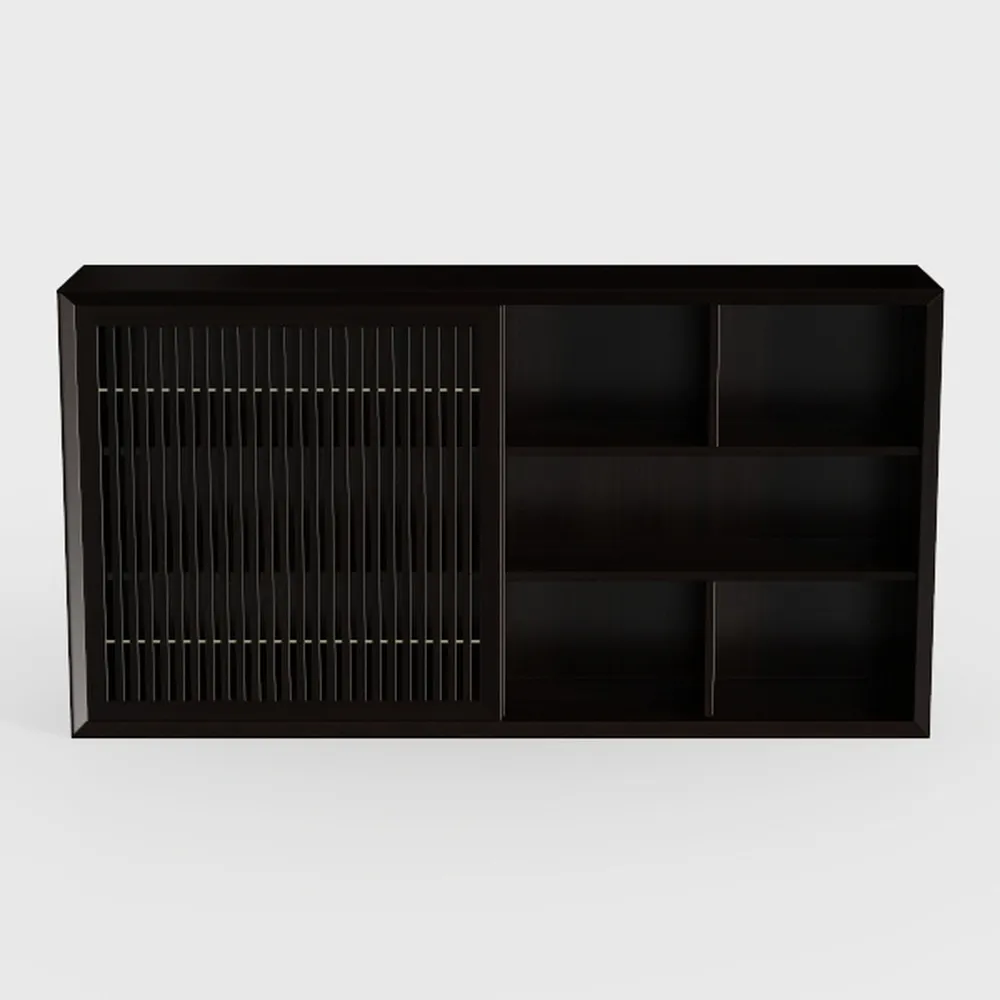 LEYAOYAO Fluted Buffet Cabinet with Storage, 55"