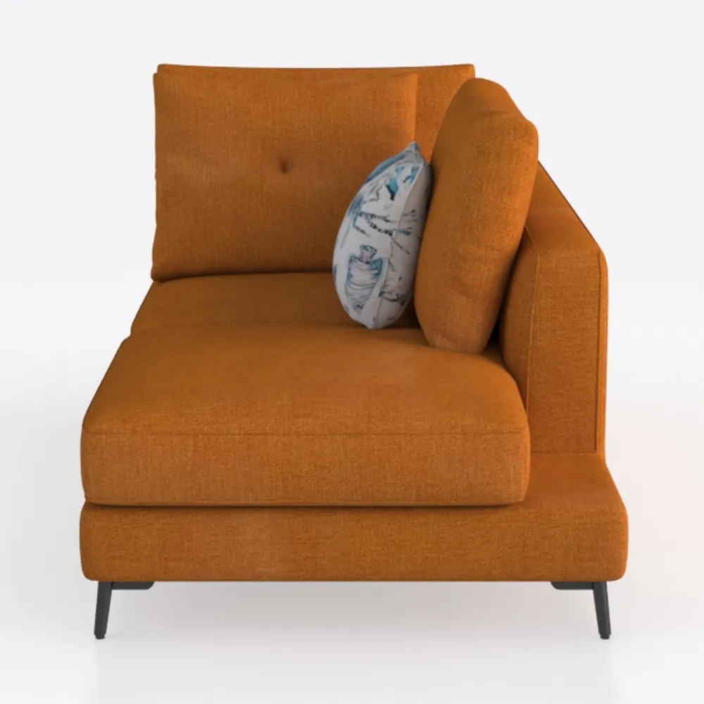 79.50 inches Long, Corduroy Sofa Fabric, with Thre