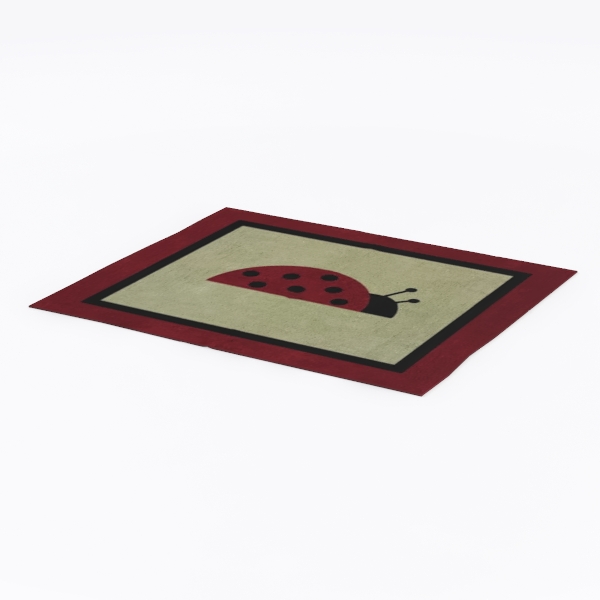 Sweet Jojo Designs  Ladybug Parade Collection Floor Rug