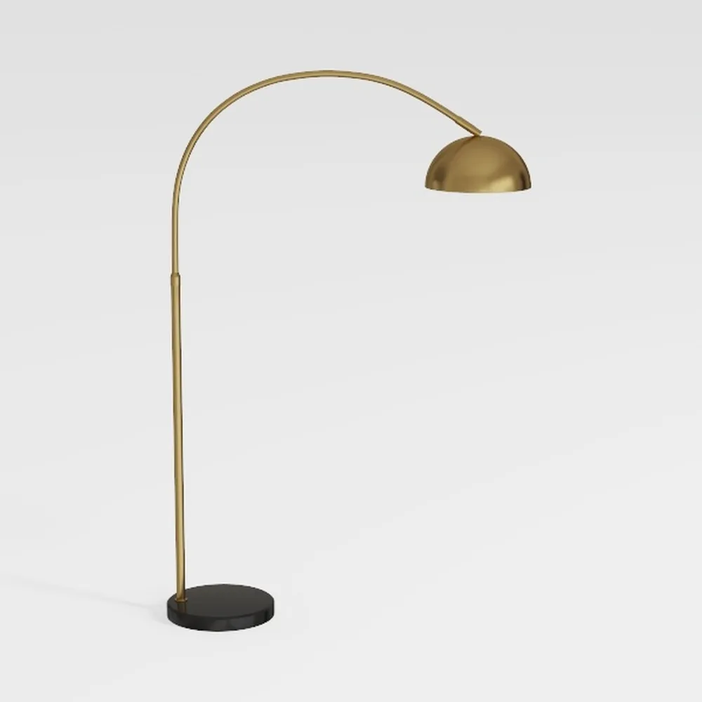 LightInTheBox Gold Modern Arc Floor Lamp, 70.9in