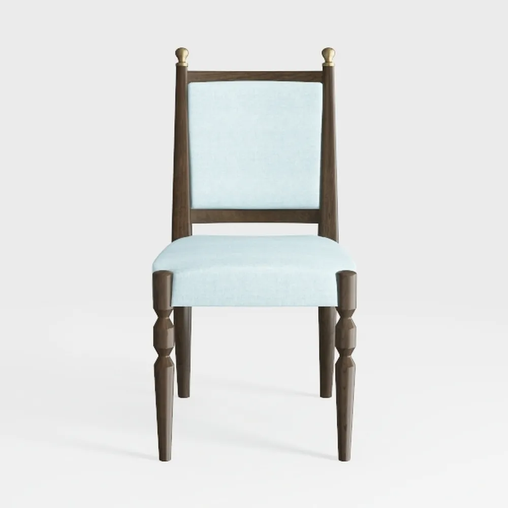 Polar Aurora Dining Chairs Set of 4 Beige Fabric