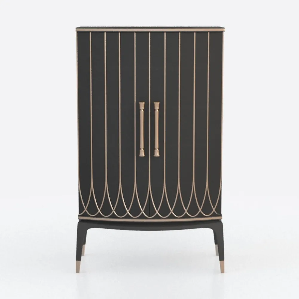 HLR Accent Wood Grain Cabinet with 2 Doors