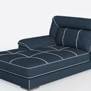 LOPOO Comfortable Floor Lounge Chair, Ergonomic De Left 45 Degree View