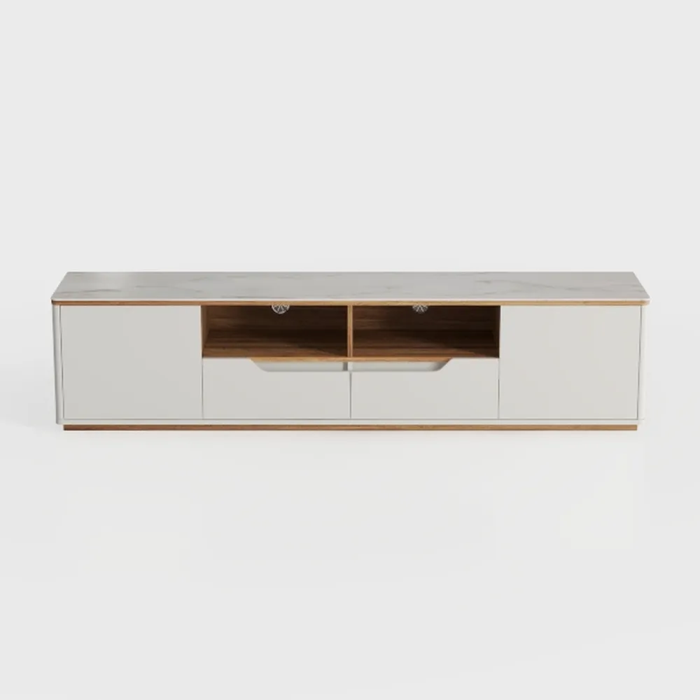 Merax Wood TV Stand Entertainment Center with 