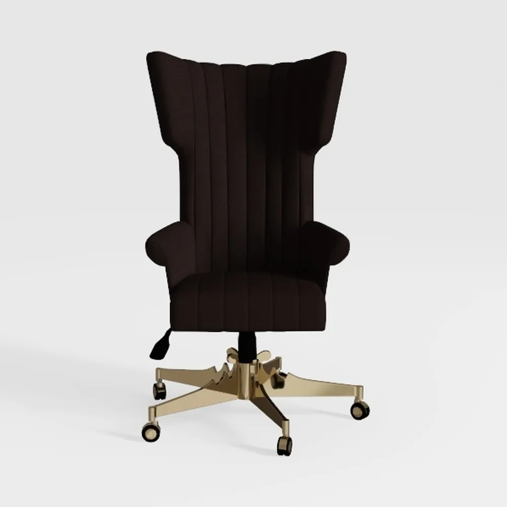 Soft Leather Computer Desk Chair Ergonomic Desk Ch