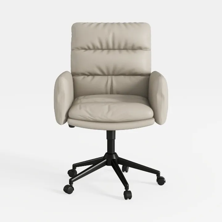 FMURY Leather Office ChairLobby Computer ChairHome