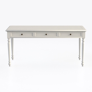 Beige Writing Computer Desks with Drawers, 47" 