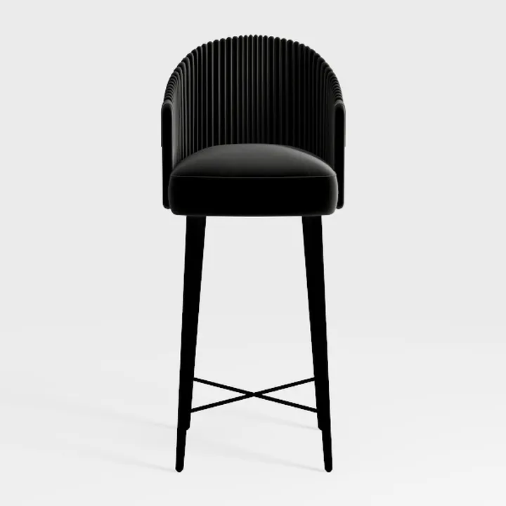 Bar Stools, Bistro Counter Height Stool with Backr