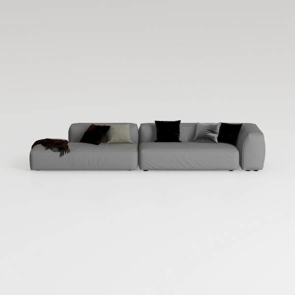 ZeHuoGe L-Shaped Sectional Couches for Living Room