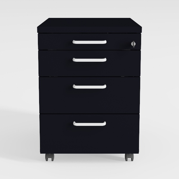 3 Drawer Fully Assembled Steel File Cabinet, Home