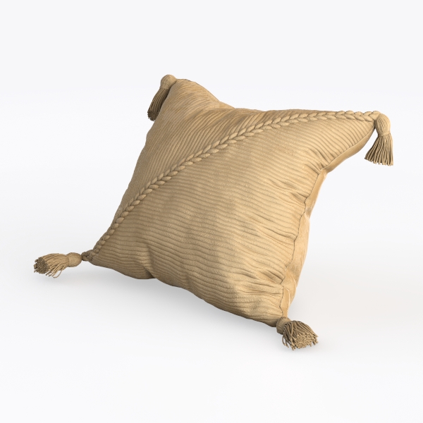 decorUhome Corduroy Beige Throw Pillow Covers