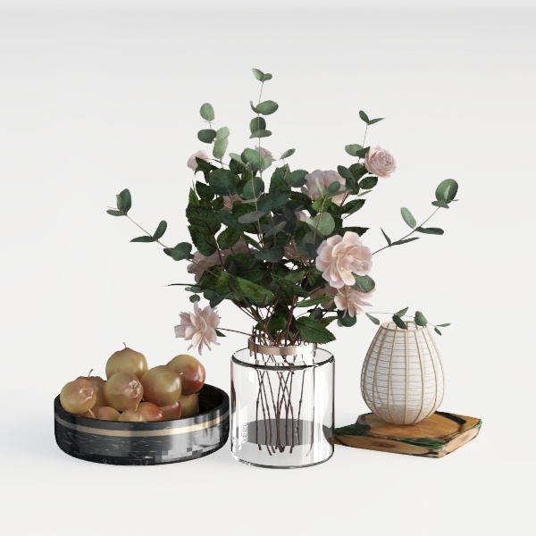 Glass Bottle With Wooden Stopper Micro Landscape Glass Ecological Bottle Round Flower Vase Hydroponic Container