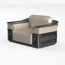 Single Seat Sofa 228 Left 45 Degree View