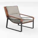 DKLGG Mid-Century Modern Accent Chair Set of 2 Left 45 Degree View
