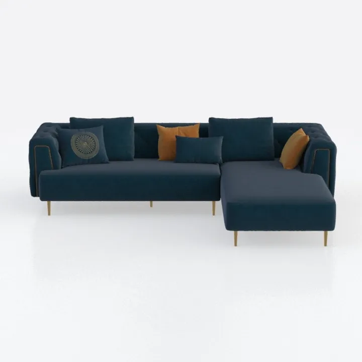 U Shaped Sectional Sofa Couch, 114" Convertible L 