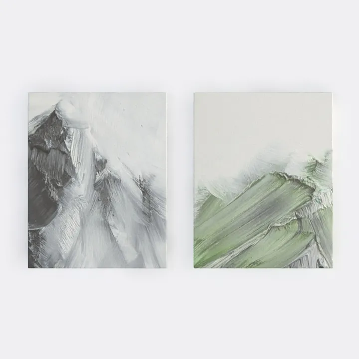 Yuaxker Tree Pictures Wall Decor Green Wall Art