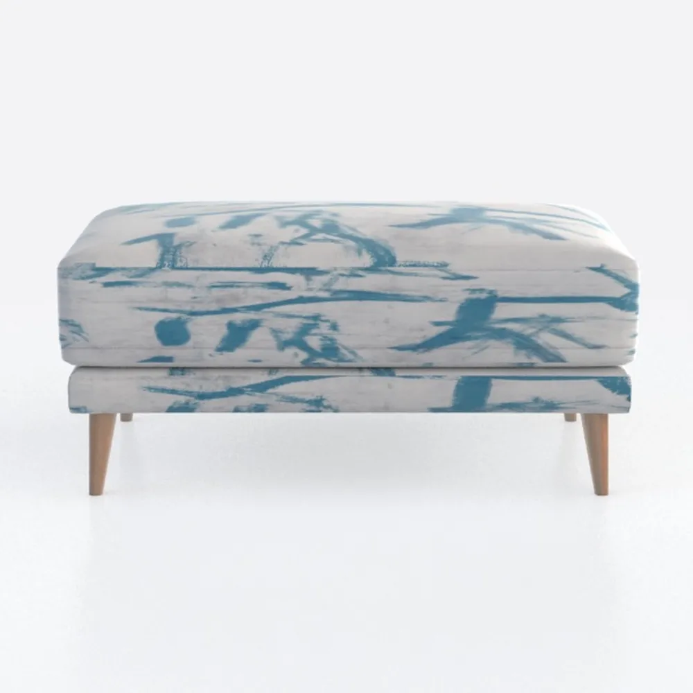 CAVADORE - Divano angolare in tessuto, Tessuto, Azzurro, 101 x 68 x 40 cm