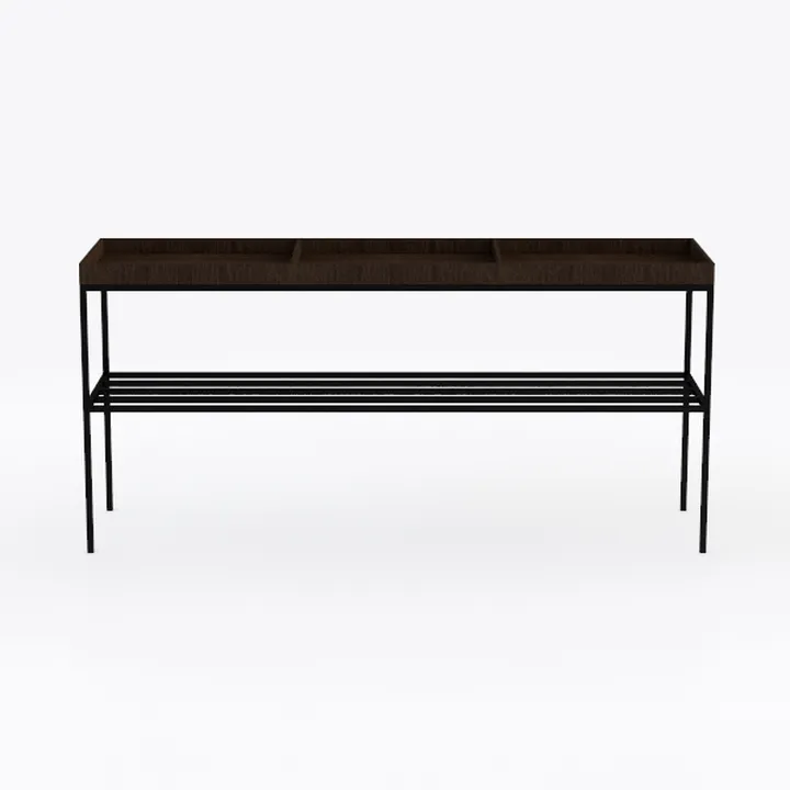 Night Cat Camping Table with Storage Basket