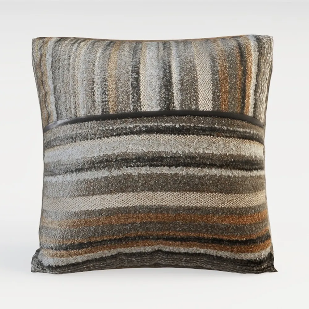 Boho Throw Pillow Covers 18x18 Set of 2 Woven