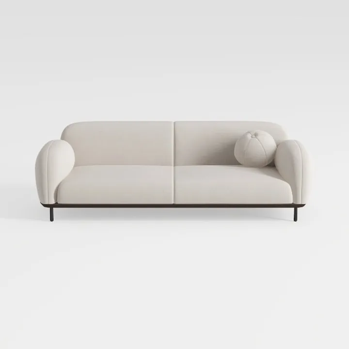 Morden Fort Modern Cloud Couch - 3 Seater Boucle S