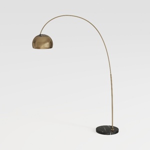 Gold Arc Floor Lamp for Living Room, Floor Lamp