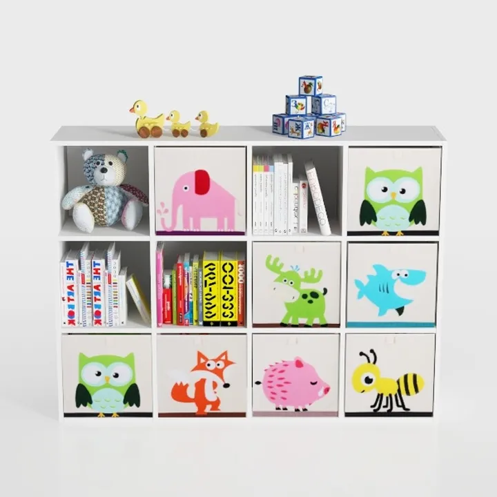 Book Shelf for Kids, 10 Cubes Storage Organizer