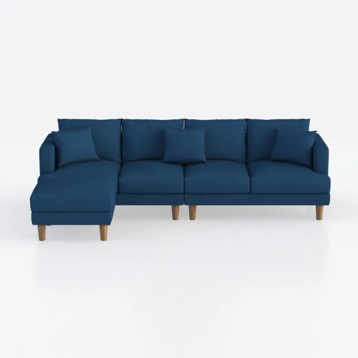 SPOFLYINN L Shaped Sectional Sofa with Storage Foo