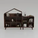 Nov Trending Search Model-Bookshelf 88 Front View