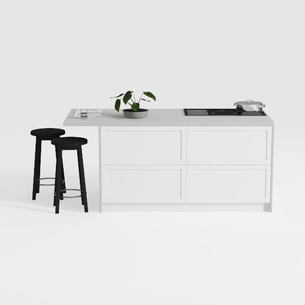 Generico Elegante Set di Tavolo e sedie da Bar - Robusto Mobile da Pranzo con Struttura in Metallo per Cucina, Soggiorno e Sala da Pranzo - Tavolo da Bar Compatto con sedie (47,5 x 20 x 41,5 Pollici)