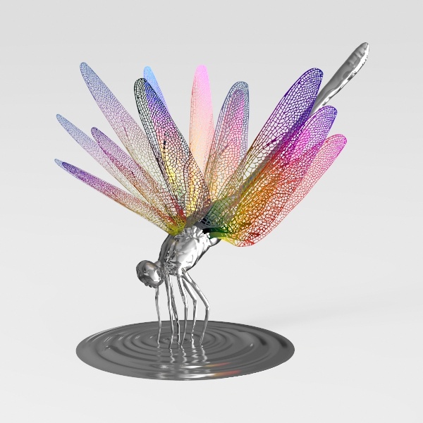 art installation-Metallic Home