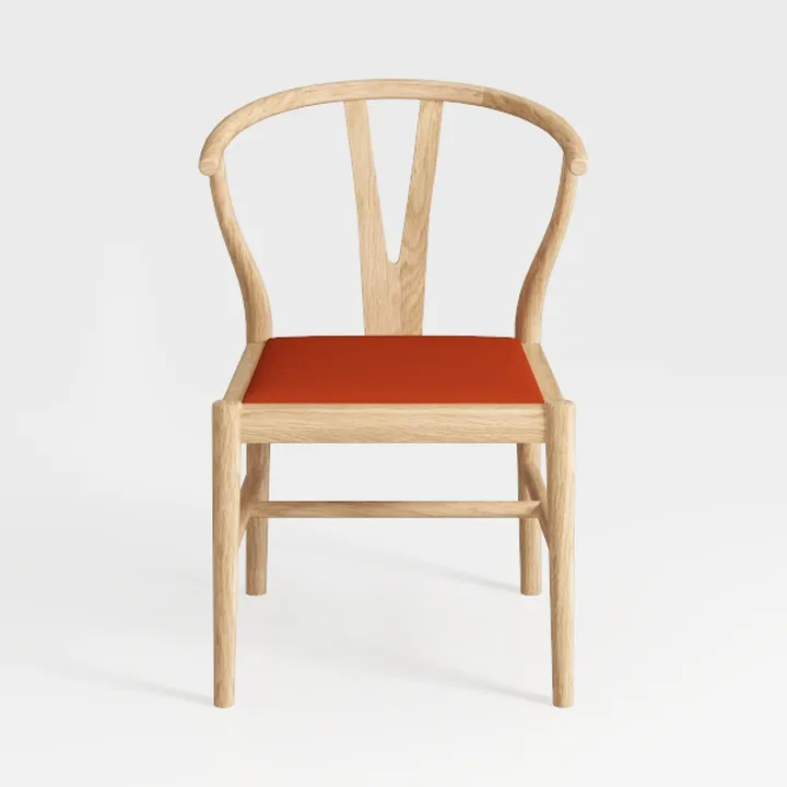 Wishbone Chair Natural Solid Wood Dining