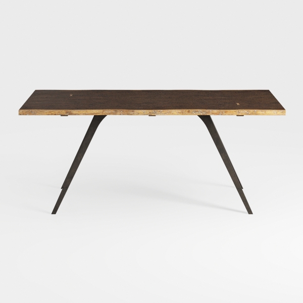 SIMPLIHOME Lowry Desk - 54-Inch Wide Solid Acacia 