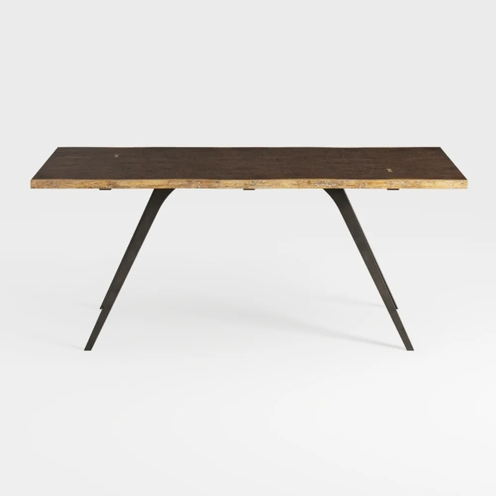 SIMPLIHOME Lowry Desk - 54-Inch Wide Solid Acacia