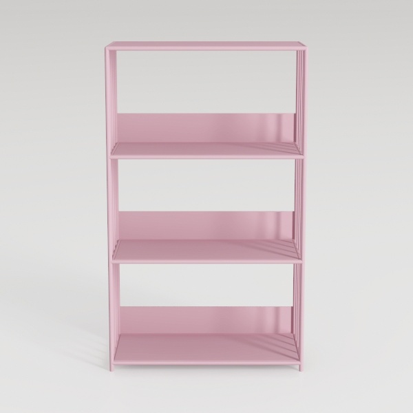 TOOLF 3-Tier Metal Rolling Cart with Wheels