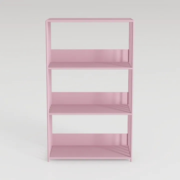 TOOLF 3-Tier Metal Rolling Cart with Wheels
