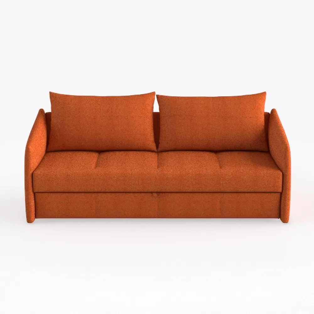 Modular Sectional Sofa with Thick Cushion, 2-Seat