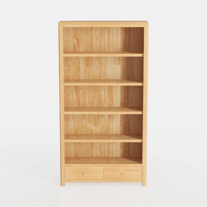 Vertical Bookshelf, 6-Tier Small Narrow Corner