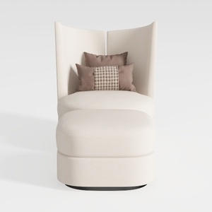 Swivel Barrel Chair Set of 2, Upholstered Swivel