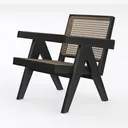 4 Piece Patio Chairs Outdoor Dining Chairs Garden  Left 45 Degree View