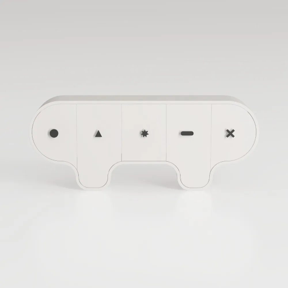 Modern Four-Door Ash Veneer Storage Cabinet with