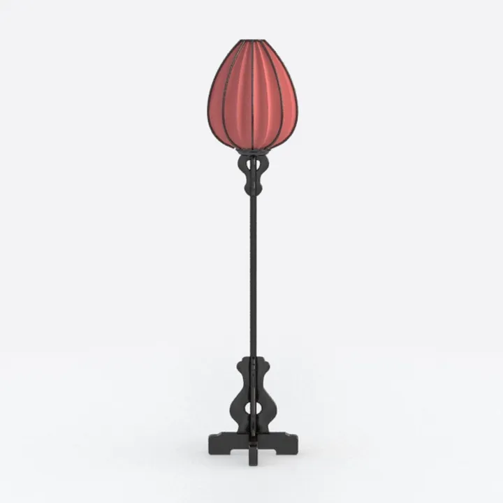 lantern floor lamp-Happy Tiger Year 