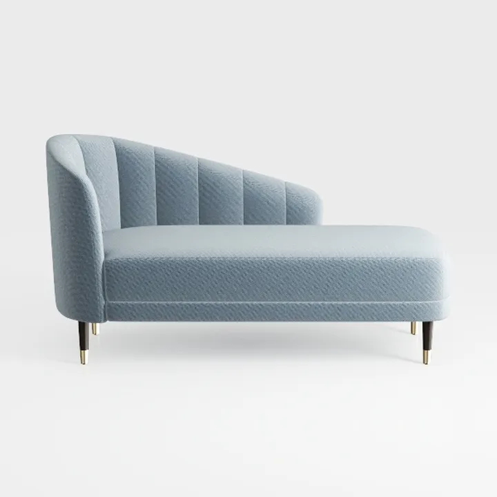 SAFAVIEH Couture Primrose Glam Light Blue Velvet