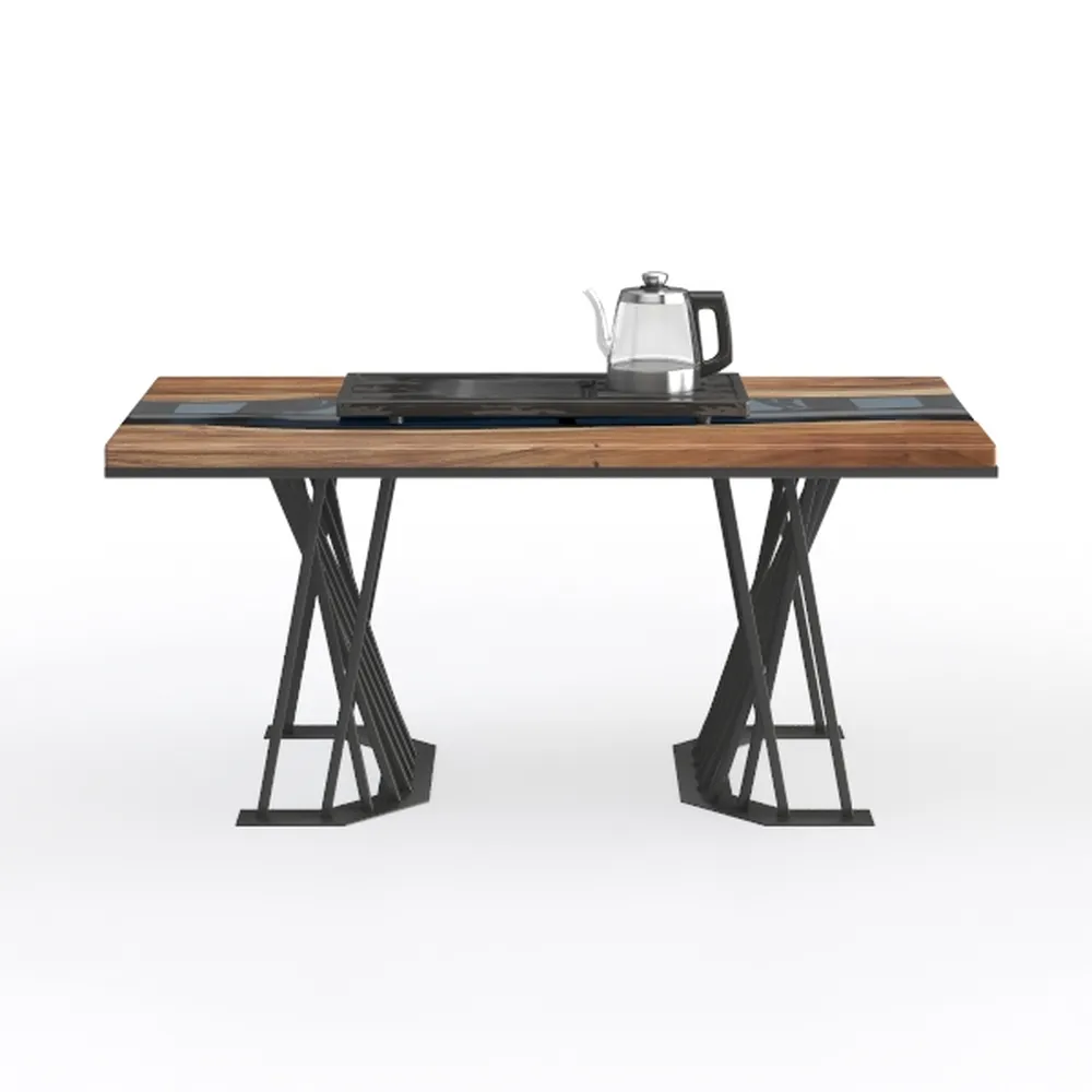 LVB Long Computer Desk, Big Industrial Home Office